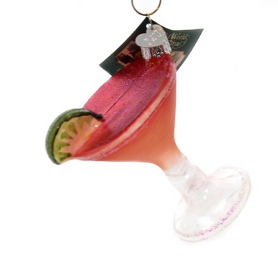 Old World Christmas 3.25" Cosmopolitan Cosmo Cocktail Vodka  -  Tree Ornaments