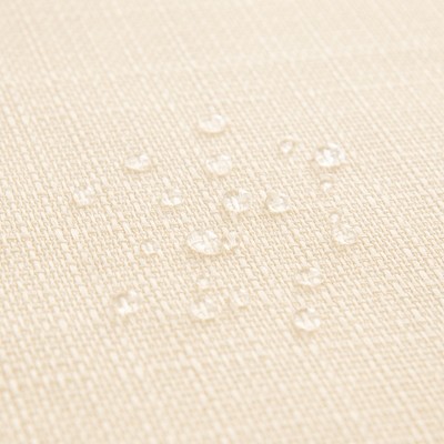 Ivory 90" Round Stain-Resistant Polyester Tablecloth