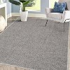 Washable Area Rugs, Modern Woven Office Floor Carpet Contemporary Rug, Living Room Rug, Soft Surface, Durable Edge, Non-Slip Backing - 2 of 4