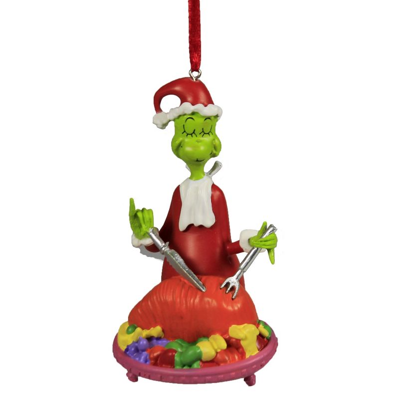 4.25 In Grinch Hanging Ornament Dr Seuss Tree Ornaments, 1 of 4