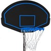 16FT Trampoline With Safety Enclosure Net, Backboard, Steel Ladder, Outdoor Backyard Recreational Trampoline, Parent Child Interactive Game Fitness - 4 of 4