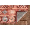 HomeStock Washable Devlin Red/Ivory 5x7, Traditional, Machine Woven with Printed Designs - 4 of 4