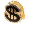 HalloweenCostumes.com  Women  Gold Dollar Sign Purse, Black/Brown - 3 of 4