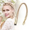 Unique Bargains Women's Style 1 Rhinestone Braided Hair Chain 1 Pc - 4 of 4