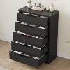 Modern 5-Drawer Dresser - Wood Chest w/ Embedded Handles for Bedroom & Nursery - 4 of 4