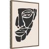 Amanti Art Abstract Face Series #2 by Jay Stanley Canvas Wall Art Print Framed 16 x 23-in. - 3 of 4