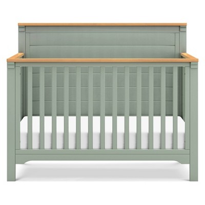 DaVinci Shea 4-in-1 Convertible Crib - Light Sage and Honey