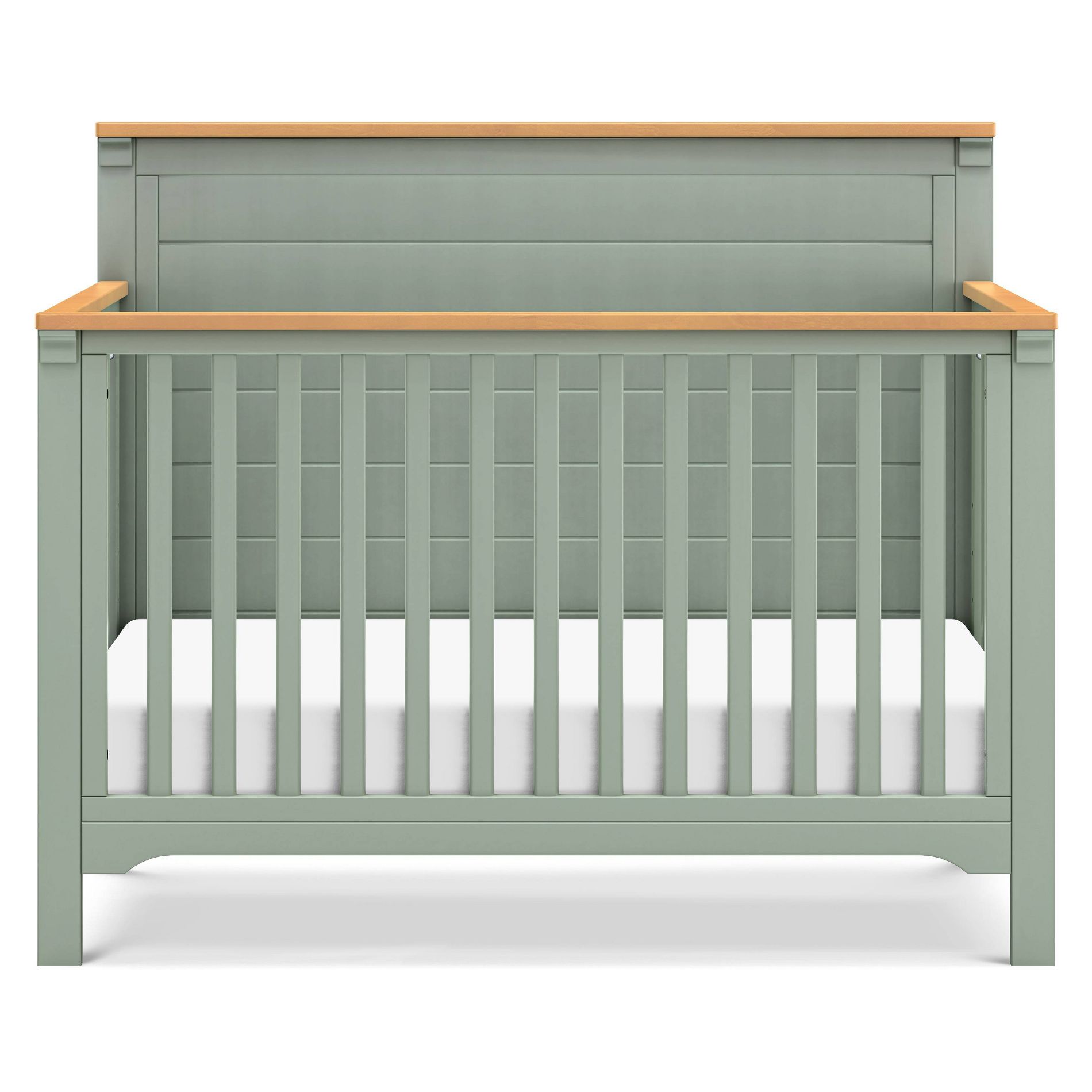 DaVinci Shea 4-in-1 Convertible Crib - Light Sage and Honey