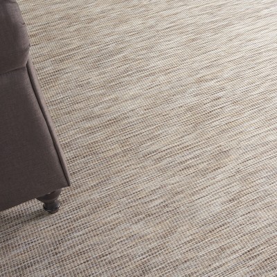 Positano Classic Beige Rectangular 7' x 10' Easy-Care Outdoor Rug