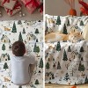 Lomsoe Christmas Trees Animals Snow House Soft Cozy Warm Throw Blanket Christmas Gift Bed Blanket Throws for Xmas Winter Bedding Couch - 4 of 4