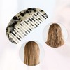 Unique Bargains Women's Half Round Wide Tooth Comb for Curly Thick Wavy Straight Hair 1 Pc - 3 of 4