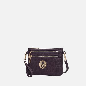 MKF Collection Roonie Milan M Signature Crossbody Wristlet Bag by Mia K - 1 of 4