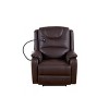 Zero Gravity Power Recliner Chair,Comfortable Adjustable Position,Massage,Heating,Phone Holder,USB Charging,Side Pockets-The Pop Home - 4 of 4