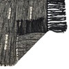 Saro Lifestyle Dashed Stitch Placemat, 14"x20" Oblong, Black (Set of 4) - 2 of 4