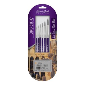 Silver Brush Silver Silk 88 SH 6-Piece Round Brush Set - 1 of 1