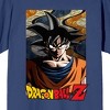 Dragonball Z Goku Poster Art Crew Neck Short Sleeve Navy Women's T-shirt - 2 of 2