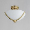 Maxim Lighting Deven 3 - Light Semi-Flush Mount in  Satin Brass - 2 of 3