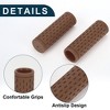 Unique Bargains Bike Handlebar Grips Covers 3.54" Brown 1 Pair - 4 of 4