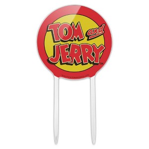 Tom And Jerry Logo Acrylic Cake Topper - 1 of 4