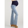 PinkBlush Light Blue Distressed Bootcut Maternity Jeans - 4 of 4