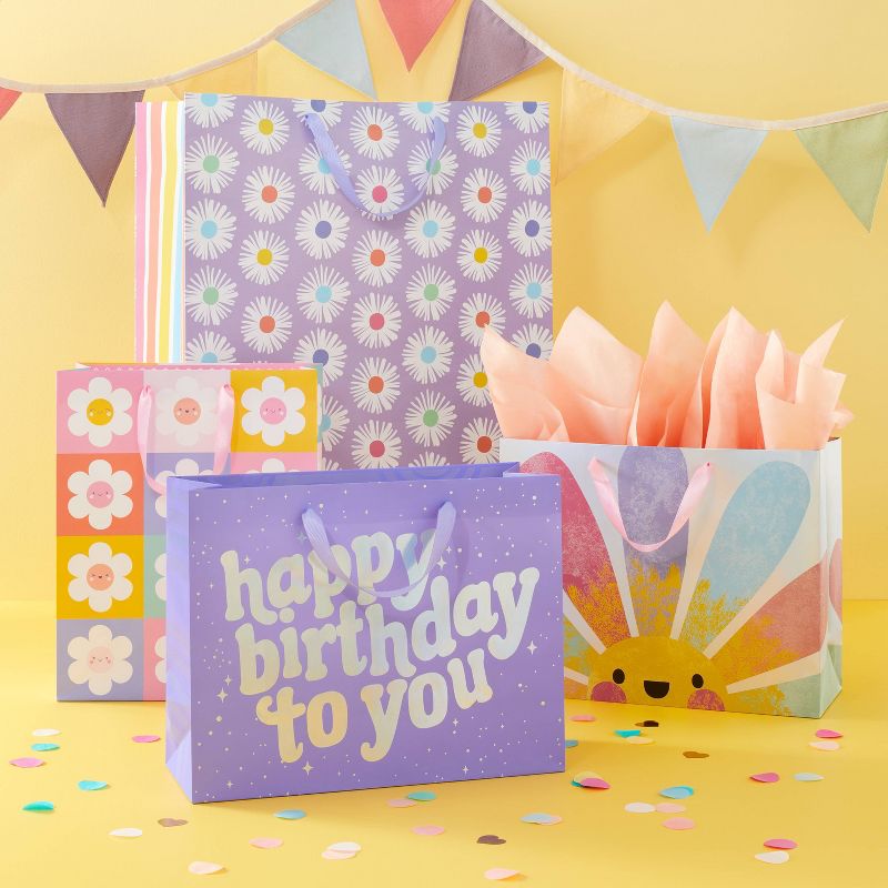 &#34;Happy Birthday to You&#34; Girls Large Gift Bag - Spritz&#8482;, 2 of 4
