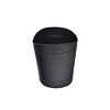 Achla Designs 23" Oval Wood Bin Fireplace Log Holder Black - 4 of 4