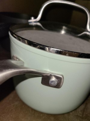 Kitchenaid Hard Anodized 10pc Nonstick Ceramic Cookware Pots And Pans Set -  Blue Velvet : Target
