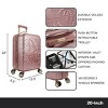 Disney Minnie Mouse Rose Gold 20" Rolling Luggage - 4 of 4