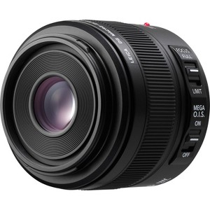 PANASONIC LUMIX G LEICA DG MACRO-ELMAR LENS, 45MM, F2.8 ASPH., PROFESSIONAL MIRRORLESS MICRO FOUR THIRDS, MEGA OPTICAL I.S., H-ES045 (USA BLACK) - 1 of 1