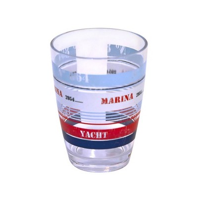 Evideco French Home Goods Stylish Clear Bathroom Tumbler - Perfect for Makeup Brushes, Toothbrushes, and More - Durable, Easy to Clean