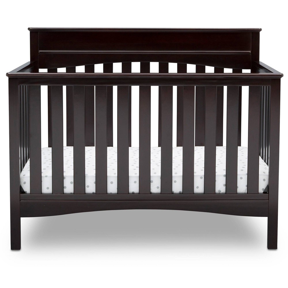 Delta Children Skylar 4-in-1 Convertible Crib - Dark Chocolate