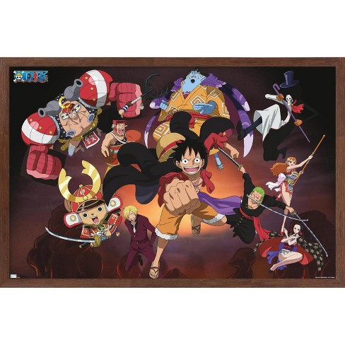 One Piece - Group Map Wall Poster, 22.375 x 34