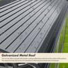 Carport, Metal Carport - Heavy Duty with Galvanized Steel Roof & Frame, All-Weather Protection, Easy Assembly for Cars, Trucks, Boats (Gray) - 2 of 4