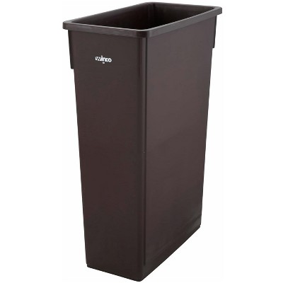 Slender Trash Can, 23-Gallon, Gray,Medium