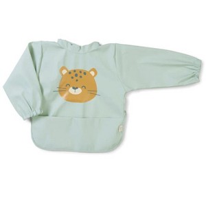 SARO Long Sleeve Waterproof Bib: Mess-Free Feeding - Baby Led Weaning, Mealtime Protection, Stain Resistant, Easy Clean - 1 of 4