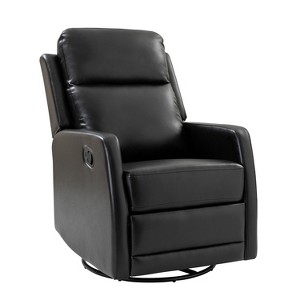 Ofelia Upholstery Wingback Swivel Recliner for Bedroom and Living Room |Artful Living Design - 1 of 4