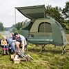 Tangkula 1-Person Folding Camping Tent Cot Portable Pop-Up Tent w/Sleeping Bag & Air Mattress for Outdoor - 3 of 4