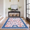 Washable Rug - Non-Slip Soft Farmhouse Carpet Low Pile Thin Floor Cover for Living Room, Bedroom Nursery Dining Room Dorm - 2 of 4
