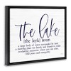 Stupell Industries The Lake Definition Family Phrase, 17" x 21" - 3 of 4