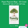 Big Dot of Happiness Family Tree Reunion Popcorn Bags, Family Gathering Party Favor Snack Treats, Free-Standing Individual White Paper Bags - 25 Count - 4 of 4
