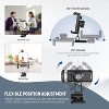 MaseiKar Metal Phone Tripod Mount Adapter with Arca QR Base, Cold Shoe, 360 Swivel 180 Tilt, Phone Holder Compatible with iPhone 15 Pro Max Galaxy S24 - 4 of 4