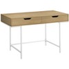 Sapphtopaz Home Office Desks 47.25" Morden Computer Desk with Storage Drawers Metal Frame Gaming Desk Office Desk for Home Office - 3 of 4