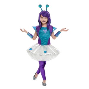 Kids Alien Girl Child Costume - 1 of 4