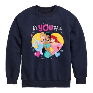 Boys' - Disney - BeYOUtiful Graphic Long Sleeve Fleece Sweatshirt - 1 of 4