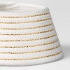 7" Christmas Wrap Mini Tree Collar White Gold - Wondershop™ - 3 of 3