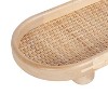 Kate and Laurel Planche Woven Tray, 27x8, Natural - 3 of 4