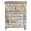 Taran Designs,Prescott 1-drawer 1-door Shutter Solid Wood Nightstand - 2 of 4