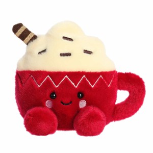 Aurora Mini Cassia Hot Cocoa Palm Pals Festive Stuffed Animal Red 5" - 1 of 4