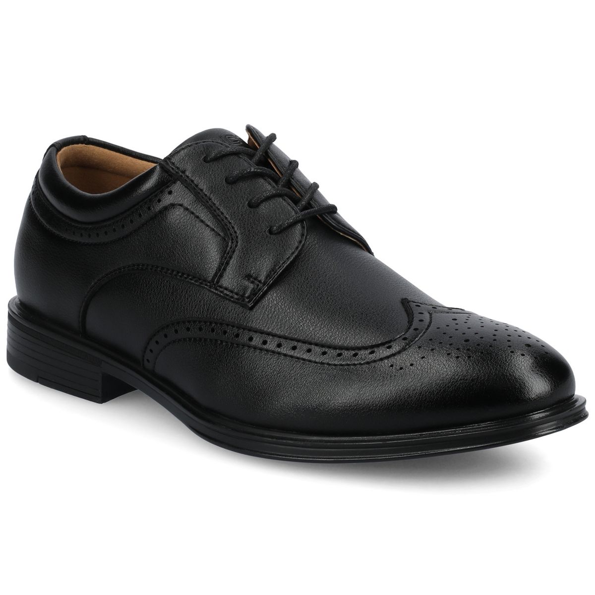 Vance Mens Cormac Medium and Wide Width Comfort Wingtip Oxford Dress Shoe