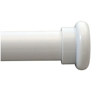 Urbanest Classic Forged Iron Button Window Drapery Rod Set - 1 of 3